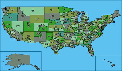 State Area Codes – 50states.